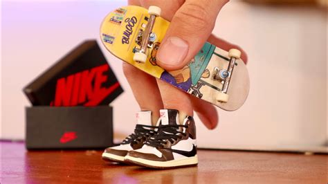 finger sized Nike shoes